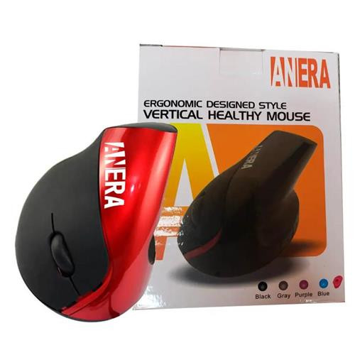 Mouse WIRELESS ergonómico ANERA AE-MRV02