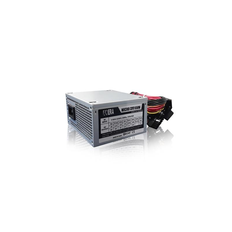 Fuente de Poder 650W ANERA Micro ATX