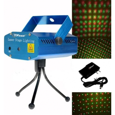 Laser mini luces Rojo Verde 6 figuras