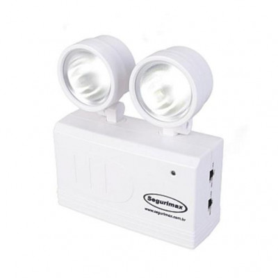 Lampara Led SEGURIMAX ILUMINACIÓN M-USO LED 600 LUMENES -2 FAROLES 150m² SOBREPUESTO MODELO 25682