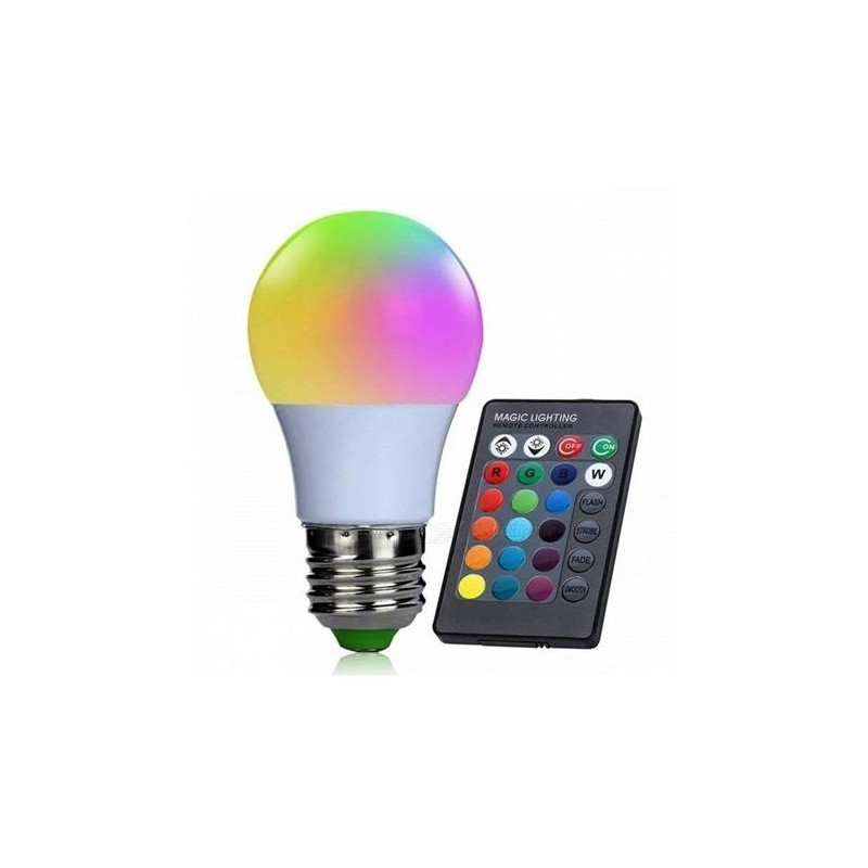 LAMPARA RGB CON CONTROL REMOTO