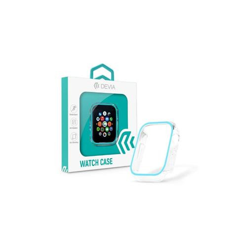 CASE DEVIA LUMINOUS  series CAJA PROTECTORA PARA  apple watch 45mm TRANSPARENTE