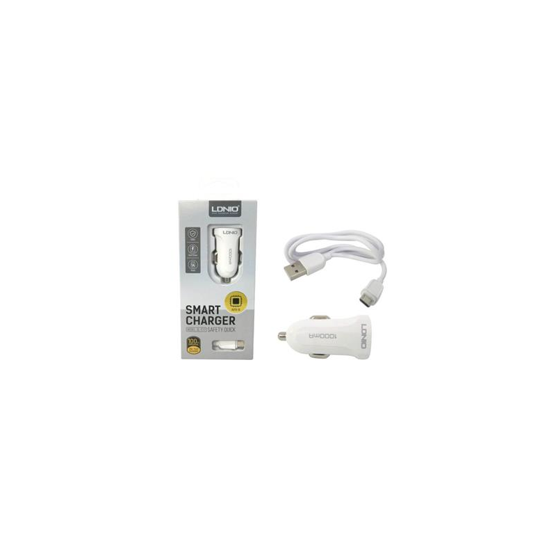 Cargador De Auto Ldnio Dl-C17 Type C