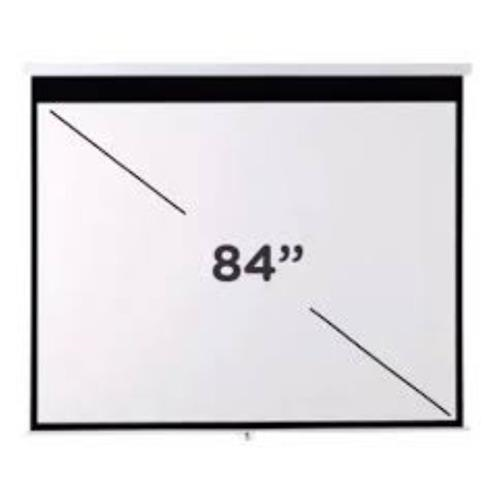 Pantalla para retroproyector, Manual 84"