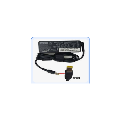 F. CARGADOR LAPTOP LENOVO 20V 3.25A Punta USB 2