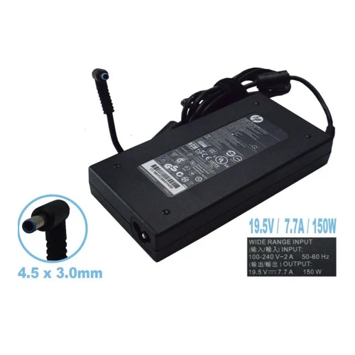 Cargador HP 19.5V 7.7A Punta 4.5*3.0 2