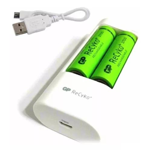 CARGADOR DE PILAS AA/AAAX2+2AAA -400MAH RECYKO 2