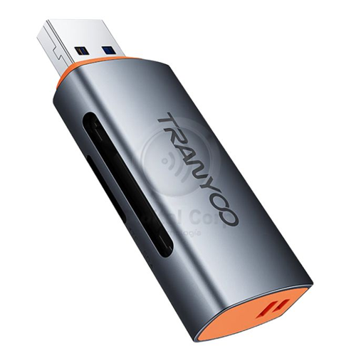 LECTOR DE TARJETAS USB3.0 SD+TF CARCASA METALICA