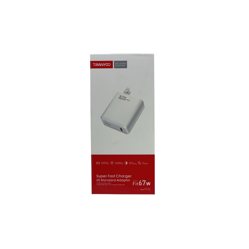 CARGADOR TRANYOO T-US2 67W PUNTA USB