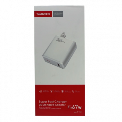 CARGADOR TRANYOO T-US2 67W PUNTA USB