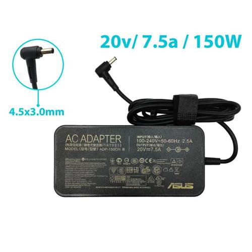 CARGADOR CHICONY DELTA MSI ASUS DELL LAPTOP GAMING 20v/ 6.0 to 7.5a/150W/4.5x3.0mm PLUG NEGRO *ORIGINAL* 2