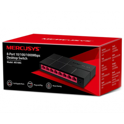 SWITCH MERCUSYS MS108G 8PORT 1000Mbps
