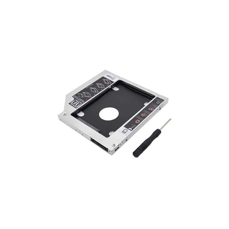 Lector Para Segundo Disco Duro Delta Sata Hdd Ssd Caddy 12 7 Mm