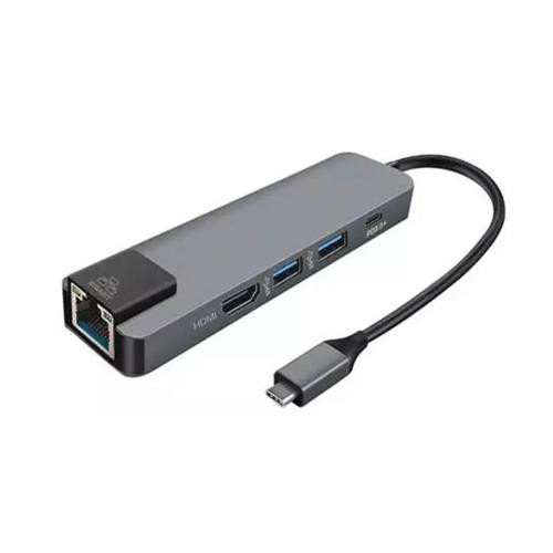Hub  5 puertos  conexión tipo C