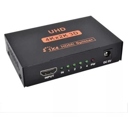 SPLITTER HDMI 4 PUERTOS 1.4 VELOCIDAD/ GENERICO
