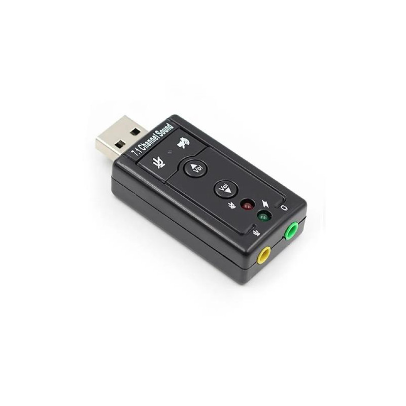 Tarjeta de audio 1 entrada usb mini 7.1