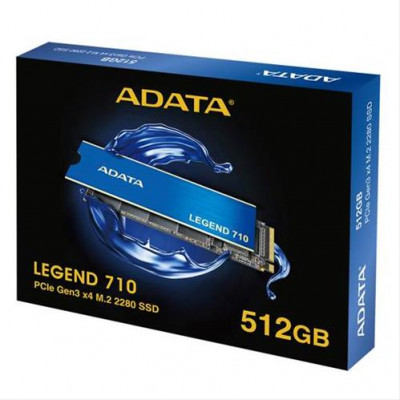 Disco estado Solido  ADATA LEGEND 710 | 512GB PCIE GEN3 | tipo  M.2 2280 3Y