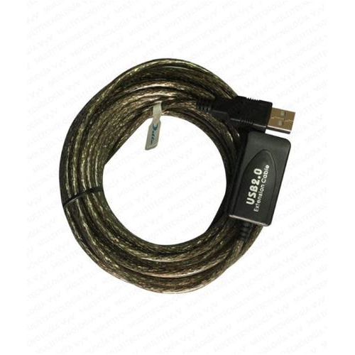 EXTENSION USB MACHO A HEMBRA AMPLIFICADA 10M