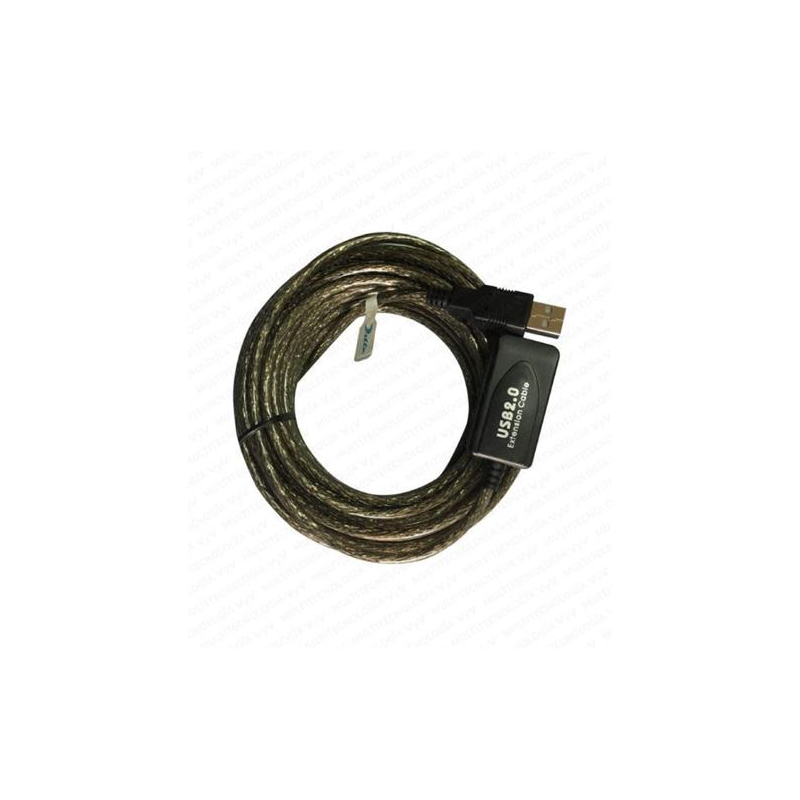 EXTENSION USB MACHO A HEMBRA AMPLIFICADA 10M