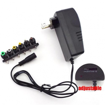 Cargador universal multipunta  3/4.5/6/7.5/9/12V