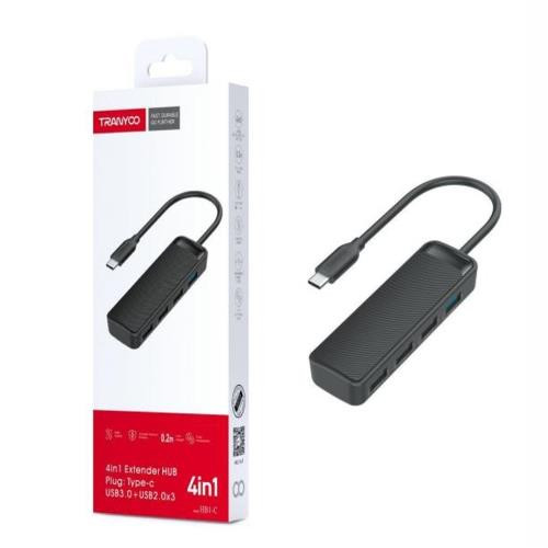 HUB Tranyoo Extensor USB 3.0 de 4 puertos HB 1-C