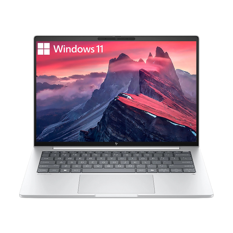 NOT. HP EliteBook 8 G1i AI Intel Ultra 7 258V 32GB-DDR5 1TB 14Inch HDMI 2USB-C USB-A W11-Pro Silver