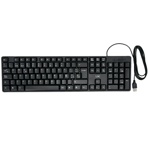KB158L  TECLADO ELASSER 158L CON CABLE USB