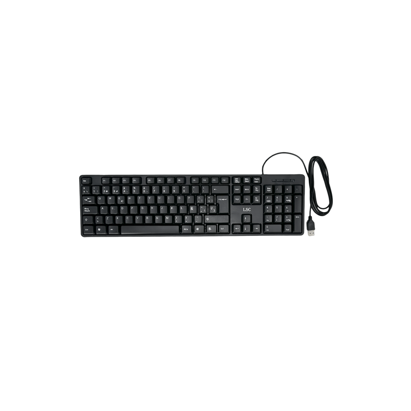 KB158L  TECLADO ELASSER 158L CON CABLE USB