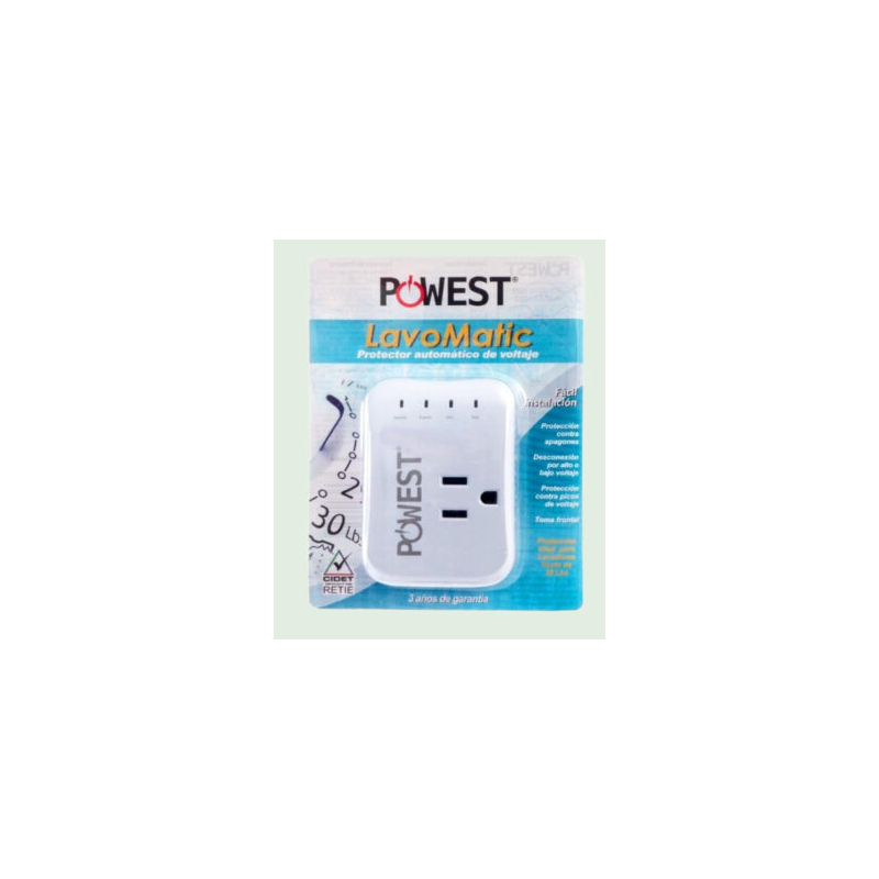 PROTECTOR DE VOLTAJE POWEST LAVAMATIC 7258 120V
