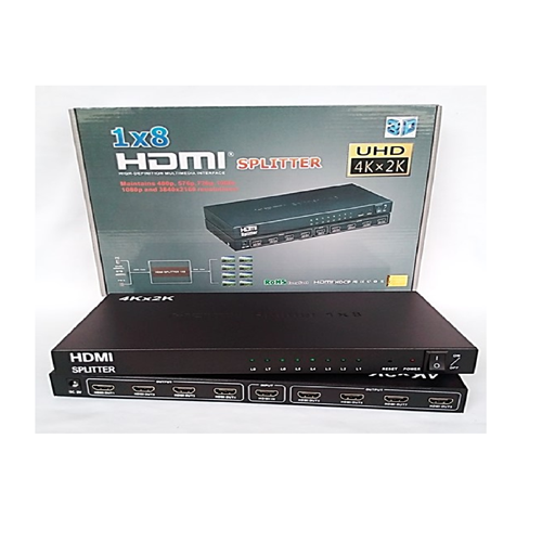 SPLITTER HDMI 8 PUERTOS 1.4 VELOCIDAD
