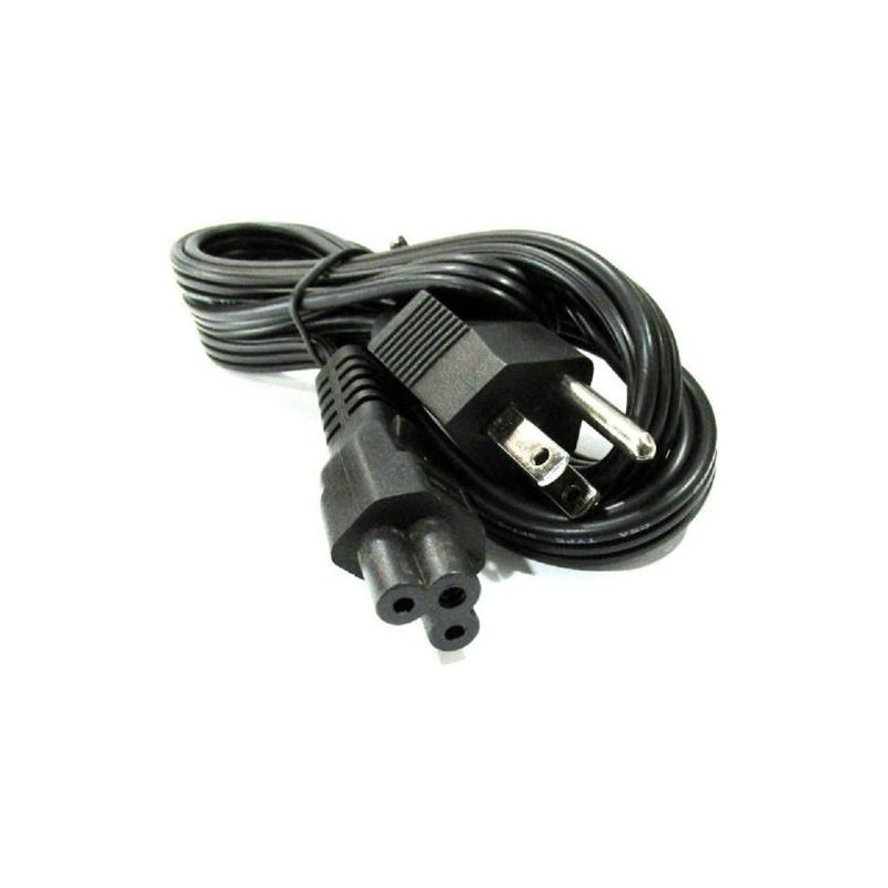 Cable de Poder  tipo trebol  , plano 1.8mts