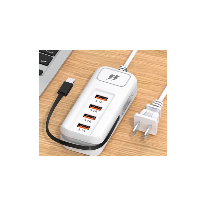 REGLETA USB/CARGADOR MULTIPLE