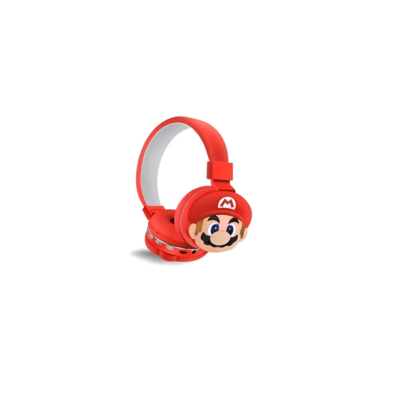 AUDIFONO BLUETOOTH SUPER MARIO ROJOS I12M