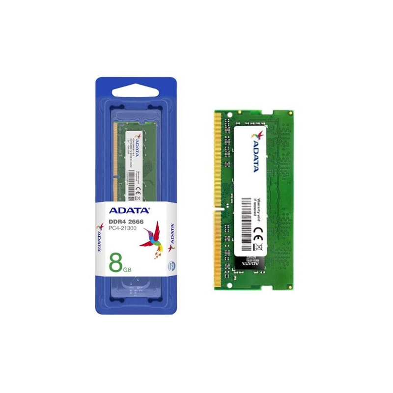 Memoria RAM SO-DIMM ADATA 8GB PC-2666 DDR4 PC4-21300 AD4S266638G19-S