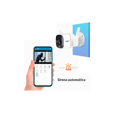 CAMARA WI-FI DE SEGURIDAD PARA EXTERIORES TAPO C310