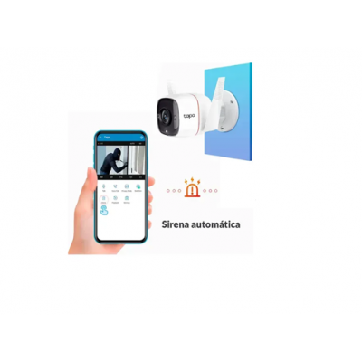 CAMARA WI-FI DE SEGURIDAD PARA EXTERIORES TAPO C310