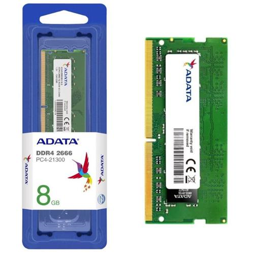 Memoria RAM SO-DIMM ADATA 8GB PC-2666 DDR4 PC4-21300 AD4S266638G19-S