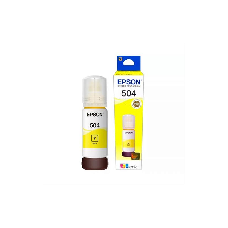 Tinta original EPSON amarilla 504