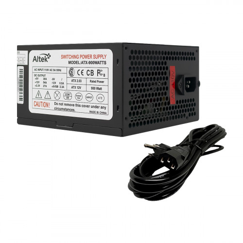 FUENTE DE PODER ALTEK ATX 900W 24P