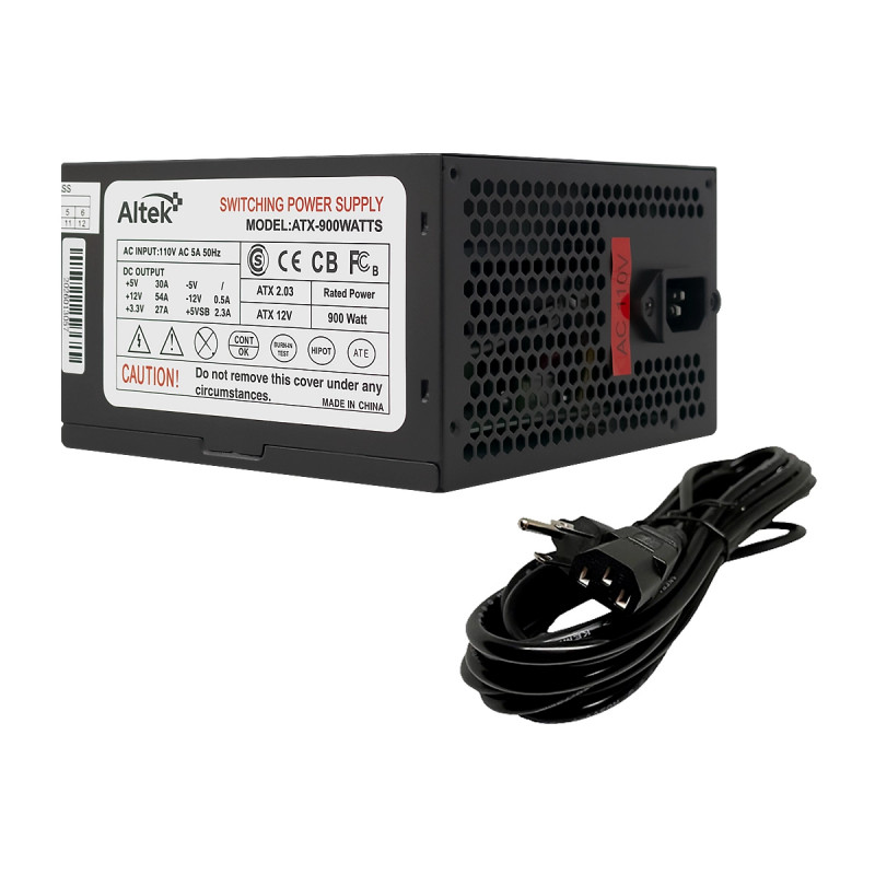 FUENTE DE PODER ALTEK ATX 900W 24P