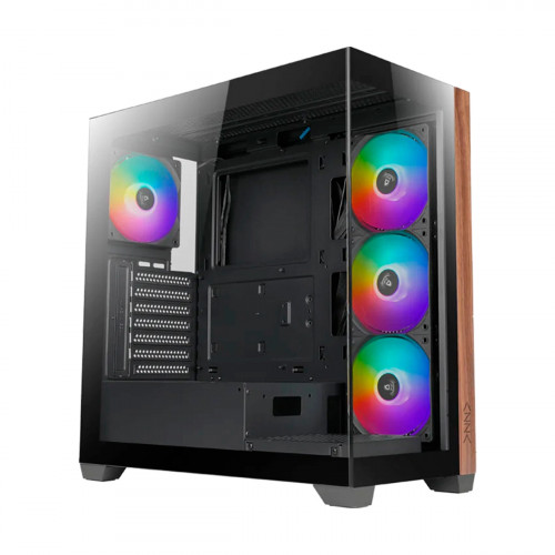 CASE AZZA  Neptuno AZ-491 Gaming Vidrio-Templado Left Side 2USB3.0 USB-C RGB Mid Tower Black