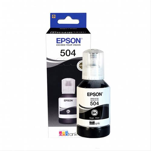Tinta original EPSON  negra 504