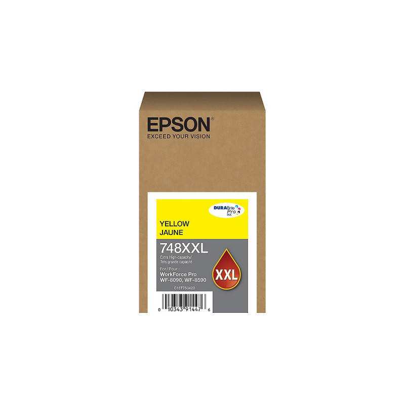 Carucho Epson DURABrite Pro 748XXL Extra-High Capacity 7K Yellow