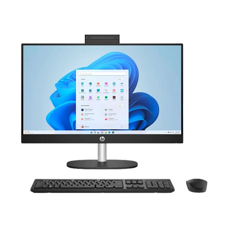 COP. HP AIO 24-cr0253la AMD Ryzen 5 8GB 512GB-M.2  23.8IInch-FHD HDMI USB-C 2USB-A-FreeDos BLACK